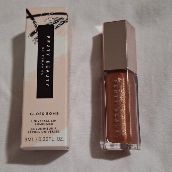 Fenty Beauty by Rihanna Gloss Bomb Lip Luminizer Fenty Glow 0.3 oz NIB - Picture 2 of 10